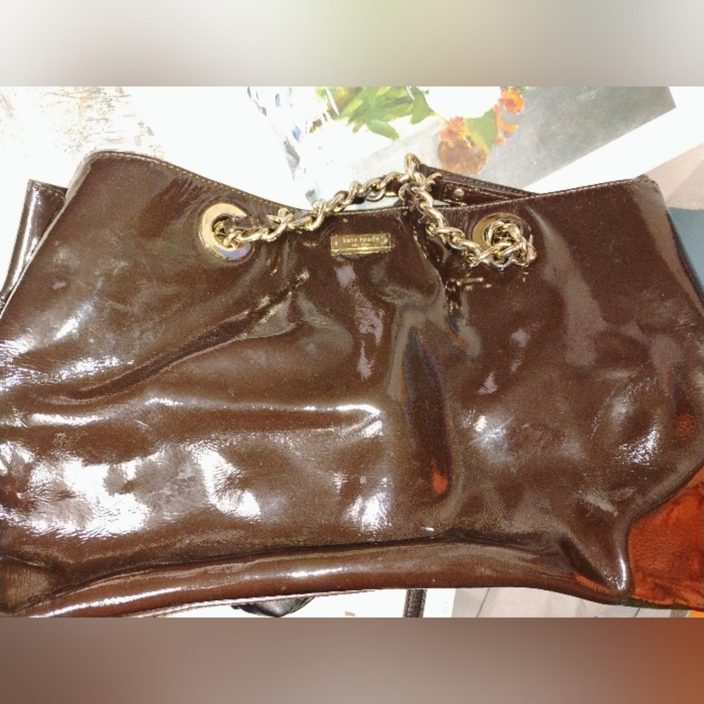 Kate Spade large pocket book brown
